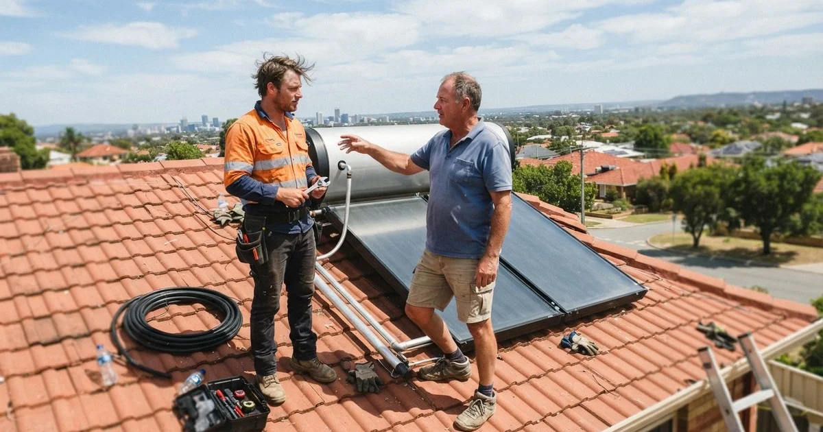 Solar hot water system cost in Perth: price ranges and payback time