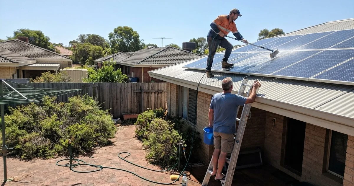 Solar panel cleaning: DIY vs hiring a professional